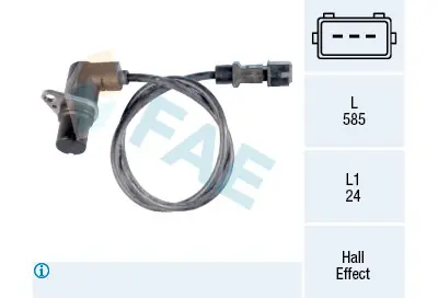 Sensor de revoluciones, control del motor FAE 79103 FAE 79103 Envío Internacional
